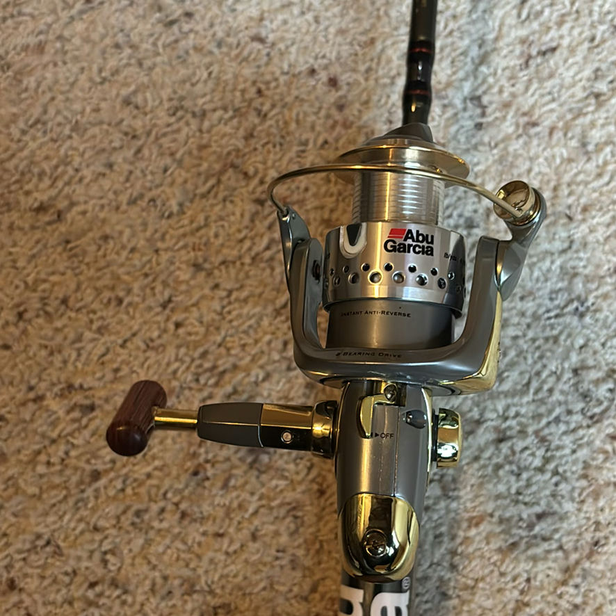Two fishing rods with reels - image 5 of 9
