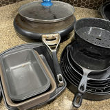 Assorted Cookware Set with Lodge Cast Iron Skillet and Nonstick Pans - thumbnail 4 of 7