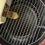 Red barrel-style smoker with wood chunks - thumbnail 5 of 5