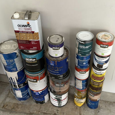 Assorted paint cans and primers - Image 1 of 7