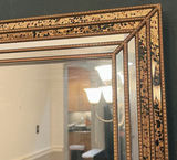 Ornate gold-framed wall mirror - thumbnail 3 of 5