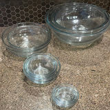 Set of Clear Glass Bowls in Multiple Sizes - thumbnail 3 of 5