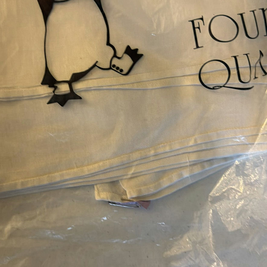 White garment bags with penguin illustration - image 2 of 5