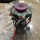 Gray fabric bags and decorative candle holder with tealights - thumbnail 6 of 8
