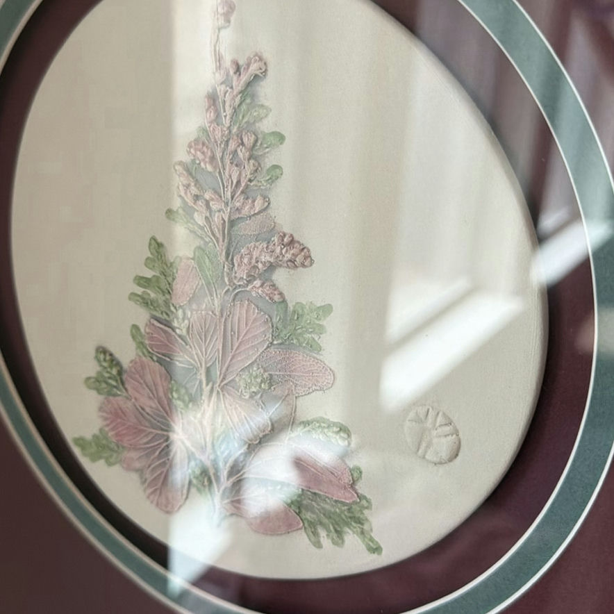 Framed botanical art, decorative cushions, USB charging hub, and Wildflowers by Cricket tile - image 2 of 7