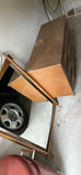 Mid-Century Wooden Dresser with Mirror - thumbnail 1 of 5