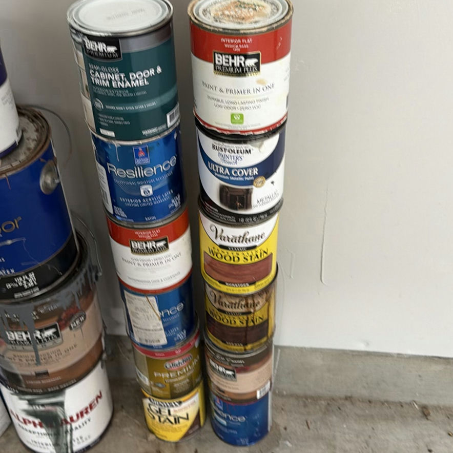 Assorted paint cans and primers - image 2 of 7
