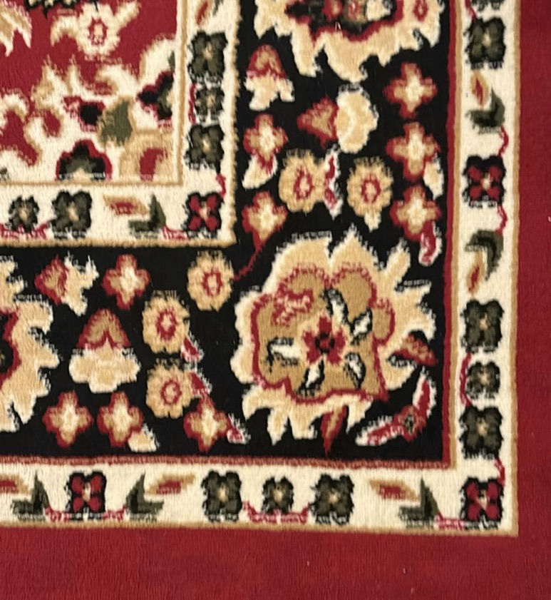 Red Patterned Area Rug - image 5 of 6