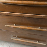 Mid-Century Wooden Dresser with Mirror - thumbnail 5 of 5