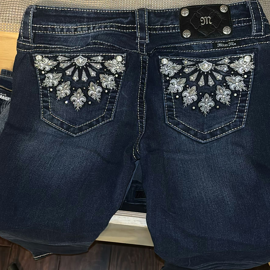 Embellished denim jeans assortment - image 7 of 8