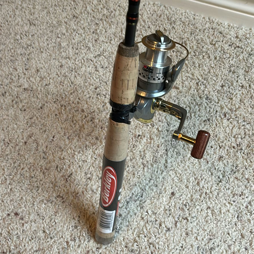 Two fishing rods with reels - image 2 of 9