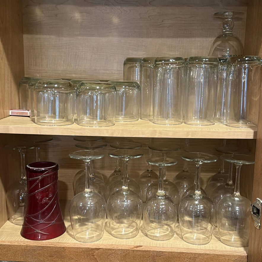 Glassware Collection: Stemware, Tumblers, and a Decorated Goblet - image 1 of 5