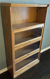 Oak display cabinet with glass doors - thumbnail 2 of 6