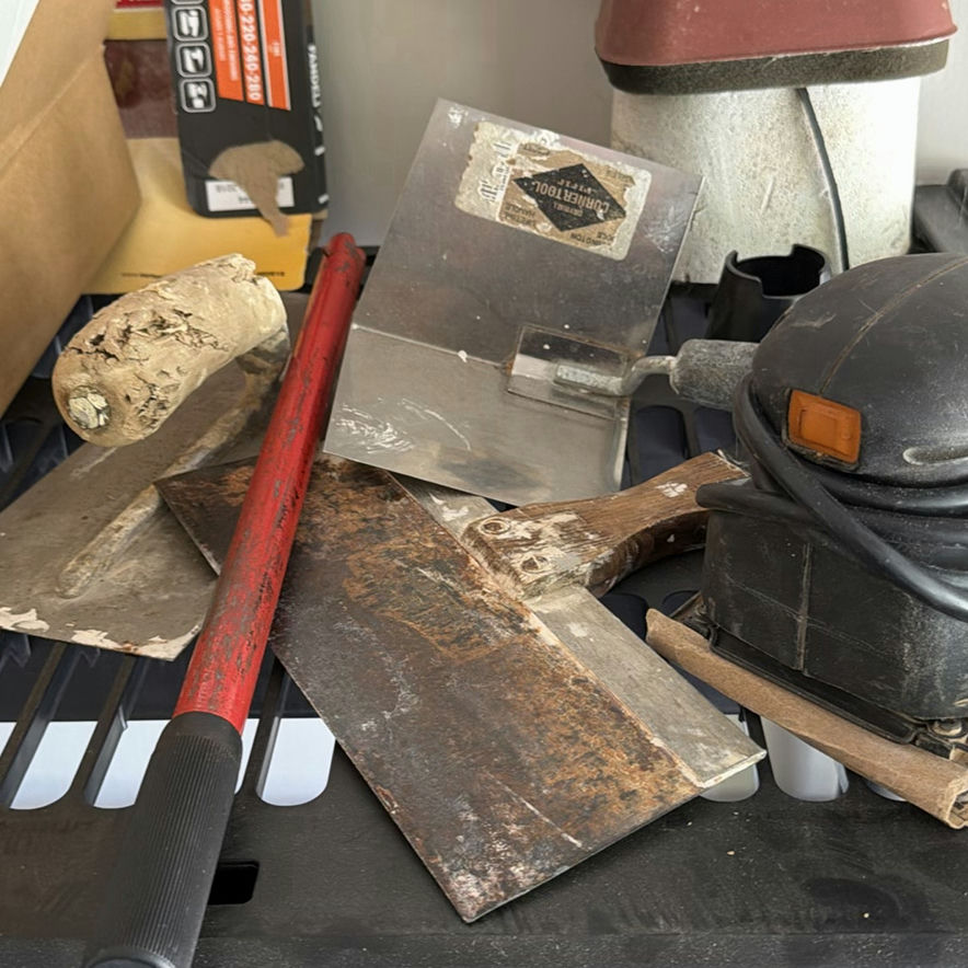 Assorted painting supplies and power tools - image 7 of 9