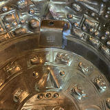 Decorative metal plate with Aztec calendar design - thumbnail 4 of 6