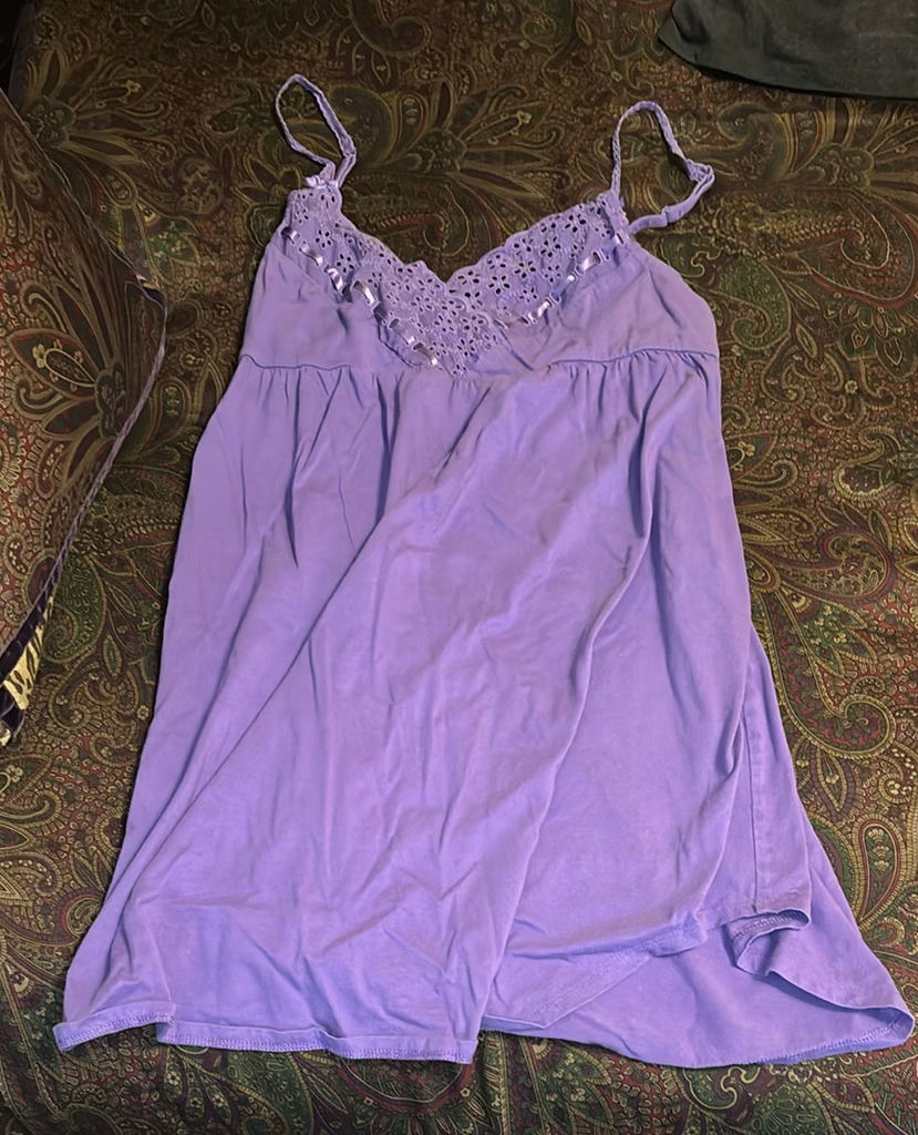 Assorted women's sleepwear and pastel fabrics - image 7 of 8