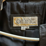 Long black leather coat - thumbnail 2 of 5