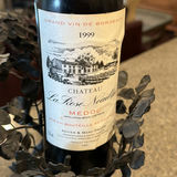 Two wine bottles in a metal leaf candelabra centerpiece - thumbnail 3 of 5