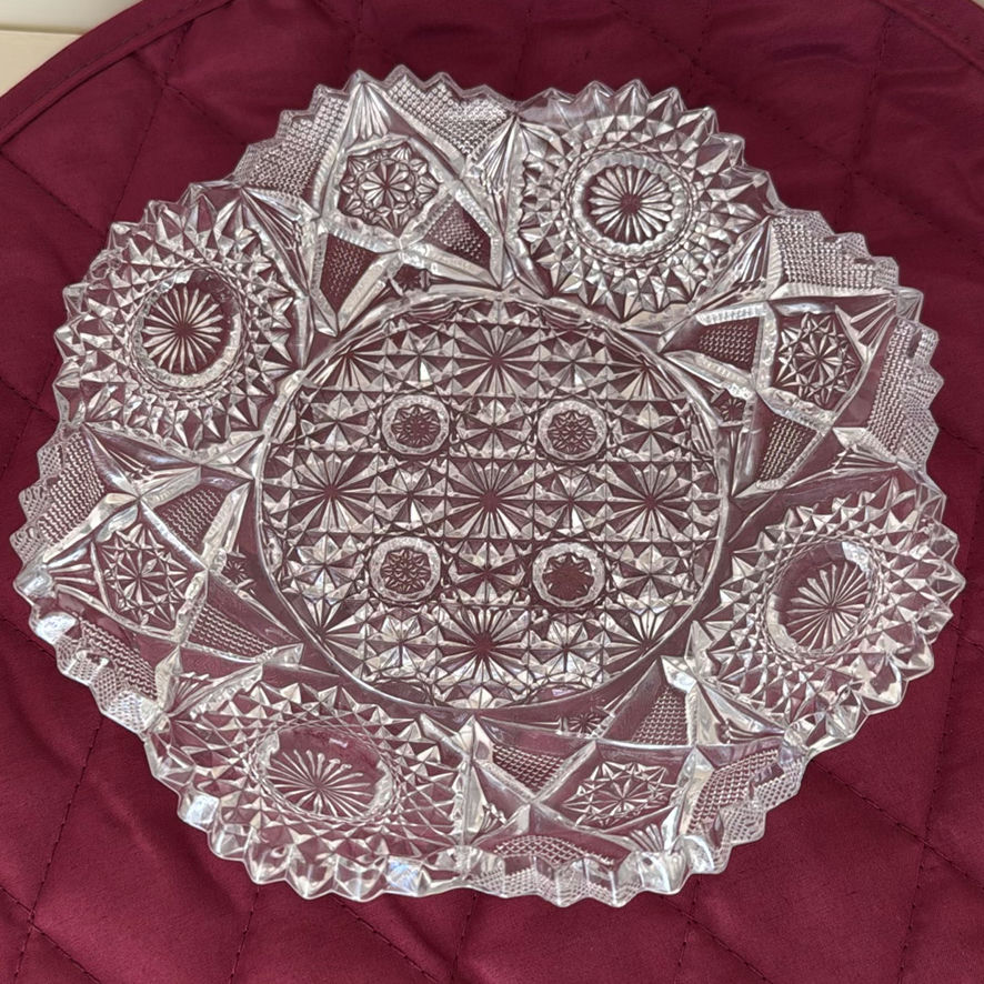 Assorted Clear Glass Serving Dishes and Platters - image 3 of 5