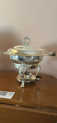 International Silver Company Chafing Dish with Lid and Burner - Image 1 of 4