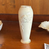 Lenox Ivory Ceramic Serving Bowl, Leaf Dish, and Bud Vase - thumbnail 7 of 8