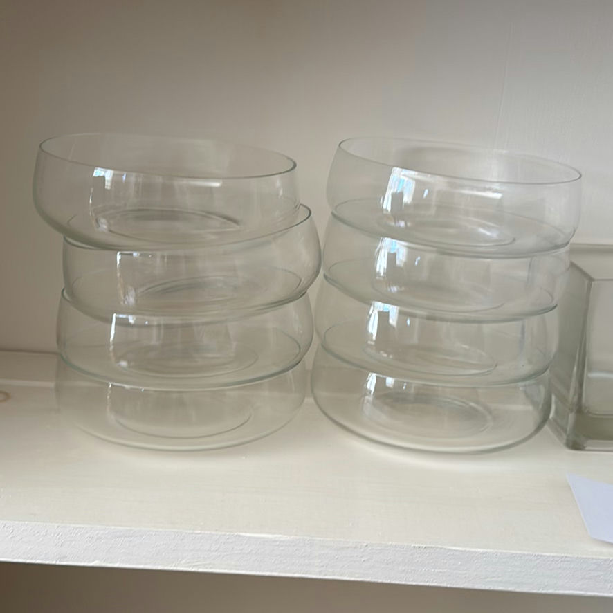 Assorted Clear Glass Bowls and Square Containers - image 2 of 3