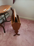Vintage French Louis XV Style Carved Side Table with matching pedestal stand - thumbnail 3 of 4