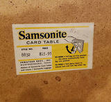 Samsonite Folding Card Table - thumbnail 3 of 3