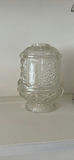Lead Crystal Pitcher and Two Lidded Jars - thumbnail 1 of 5