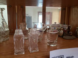 Floral teapot set with creamer and sugar pot, glassware, and figurine - thumbnail 4 of 4