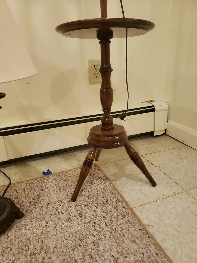 Table Lamp and Floor Lamp with Shades - image 2 of 4