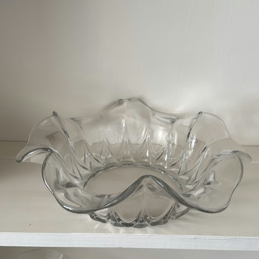 Glass Serving Bowl and Three Glass Bowls - image 2 of 3