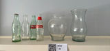 Three Glass Vases and Three Coca-Cola Glass Bottles - thumbnail 6 of 7