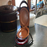 Red Copper 5 Minute Chef Cooker, Plastic Divided Tray, and Salad Spinner - thumbnail 4 of 8