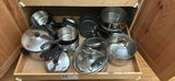 Stainless Steel Pots, Saucepans, and Lids Set - thumbnail 1 of 4