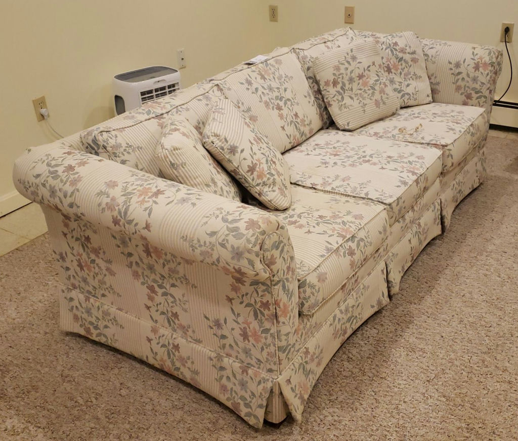 Floral Upholstered Sofa - image 2 of 4