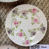 Four Decorative Floral Porcelain Plates - thumbnail 2 of 9