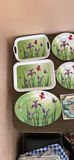 Plastic Floral Serving Trays, Plates, Oval Platter, and Decorative Tile - thumbnail 4 of 4