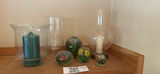 Glass Decorative Lamps, Candle Holders, and Floral Paperweights - thumbnail 1 of 5