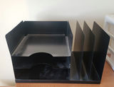 Office Desk with Assorted Desk and Office Organizers - thumbnail 1 of 5