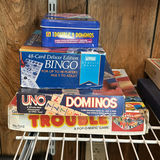 Assorted Board Games, Domino Sets, and Wooden Chess Board - thumbnail 2 of 2