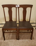 Two Gardner Chair Co. Wooden Dining Chairs - thumbnail 1 of 4
