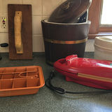 Red Copper 5 Minute Chef Cooker, Plastic Divided Tray, and Salad Spinner - thumbnail 8 of 8