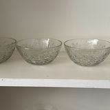Glass Serving Bowl and Three Glass Bowls - thumbnail 3 of 3
