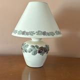 Wooden Drop-Leaf Table and Ceramic Table Lamp - thumbnail 2 of 6