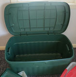 Four Plastic Storage Bins with Lids - thumbnail 2 of 3