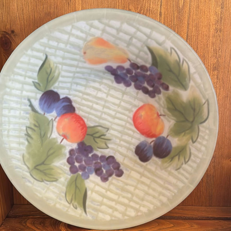 Five-Piece Ceramic Fruit-Decorated Dish Set - image 4 of 8