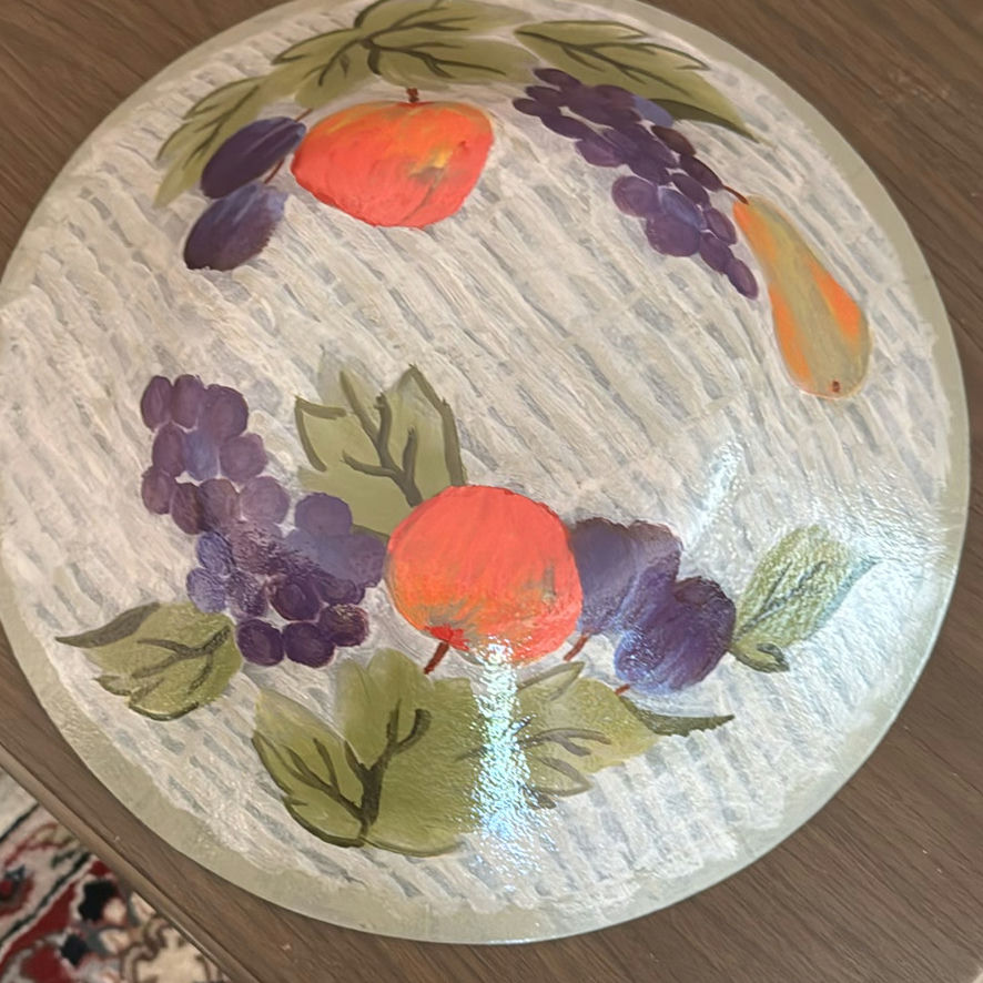 Five-Piece Ceramic Fruit-Decorated Dish Set - image 6 of 8