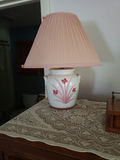 Tall wooden dresser with lamp and vintage jewelry box - thumbnail 4 of 4