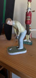 Golf-Themed Figurines, Framed Golf Print, and Putting Track. - thumbnail 4 of 10
